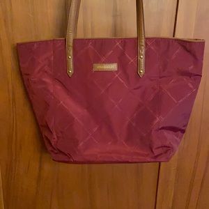 Vera Bradley Tote with leather bottom